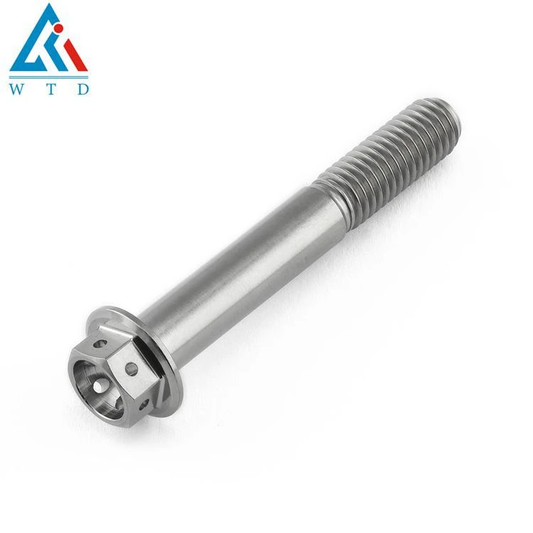 Drilled titanium bolts